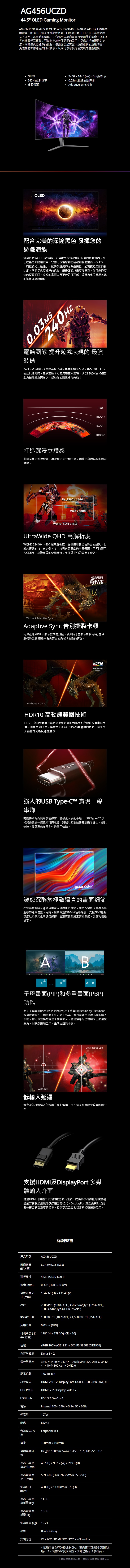 AOC AG456UCZD - 詳情1
